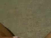 Slutty Teen Playing With Pussy -  Foot play on the balcony (Juicy-lousie)