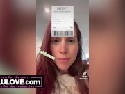 Between real life candid clips, babe sharing behind scenes of getting an IUD for 1st time plus naked shenanigans - Lelu Love 4/16