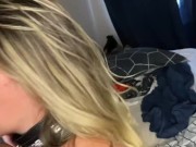 Daddies whore gets tied up and gets viciously fucked by his Huge cock 15/16