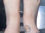 GanjaGoth - Pretty little feet and painted toes 14/16