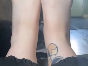 GanjaGoth - Pretty little feet and painted toes 2/16