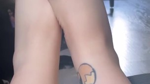 GanjaGoth - Pretty little feet and painted toes