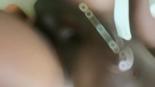 Black femboy can't stop Cumming