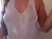 CAMISETA MOJADA: y tú qué harías con mis tetas? 8/16