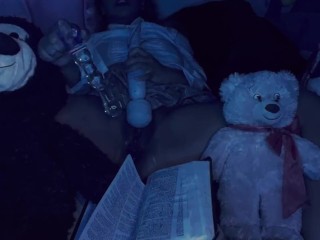 in My CATHOLIC BOARDING SCHOOL squirting on my Bible (Blasphemy)