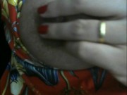 Thick legs, huge ass, shaved pussy and big natural boobs of my slutty wife 10/16