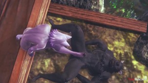 Sexy catboy pink Yaoi Furry animation