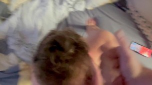 Slut suck’s my dick