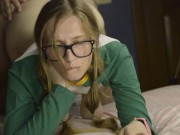 Cute 18 year old schoolgirl fucks and cums in doggy style 4/16