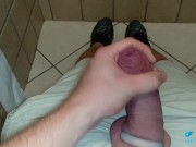 public bathroom tight foreskin masterbation! so much fun ! 6/16