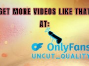 no hands cock play! tight uncut cock ring fun! 16/16