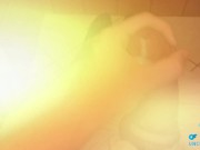 no hands cock play! tight uncut cock ring fun! 2/16