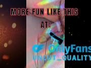 no hands large white uncut cock play! tight foreskin phimosis 16/16