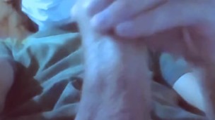 Dirty Guy while Wanking his Big Dick until Loud Moaning Orgasm - 4k