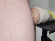 Moaning Fucking a Gooey Wet Dripping Fleshlight 7/16