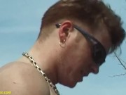 german teen with extreme big natural boobs gets rough outdoor fucked by her big dick stepbro 16/16