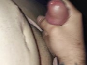 Jerking in new pink thong 10/16