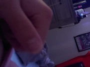 Jerking in new pink thong 6/16