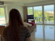 Lustful realtor wanted to have sex with a tourist 1/16