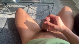 Guy with a hard cock