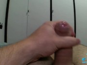 slow foreskin play on uncut tight cock 6/16
