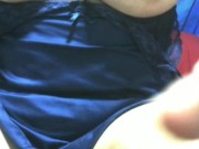 My wife showing her pussy, her nipples and masturbating with dildo 7/16