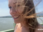 Ersties - Exhibitionist Blue Fingers Herself On a Public Beach 11/16