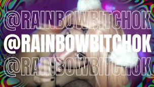 Beautiful girl neko gives me a blowjob until her face is filled with cum