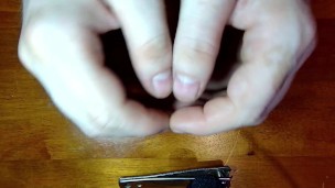 Clipping my finger nails and testing my new WebCam