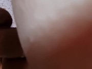 Cute blonde fucked in wet cumming pussy