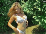 Big ass and tits blonde babe Irina Cage 5/16