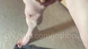 Ruined Orgasm on Mirror - SO MUCH CUM - BullBossJosh