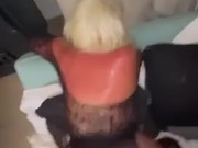 *THAT BOUNCE BACK* Chloe Blacc throws her big juicy booty back on big beautiful BBC 11/16