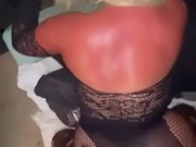 *THAT BOUNCE BACK* Chloe Blacc throws her big juicy booty back on big beautiful BBC 7/16