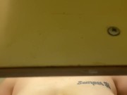 Playing with my boobs before my bath 11/16