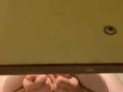 Playing with my boobs before my bath 13/16