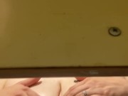 Playing with my boobs before my bath 2/16