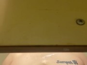 Playing with my boobs before my bath part 2