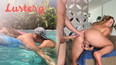 Buxom Amateur Babe Ass Fucked After A Swim - Lustery