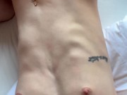 I have to cum every day on her small tits to make her happy 8/16