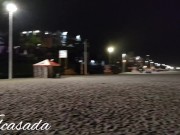 Peguei um  na praia, levei ele para o escurinho e fui flagrada pelas câmeras 3/16
