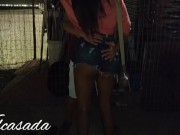 Peguei um  na praia, levei ele para o escurinho e fui flagrada pelas câmeras 7/16