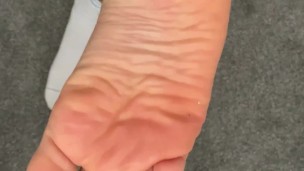 Sweaty feet after work