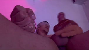 a stranger takes me by surprise and takes a big load of cum from me