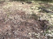 blonde pissing naked in the woods 2/16