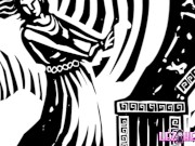 Sexy lesbian hotties lick, finger and scissor each other 1/16