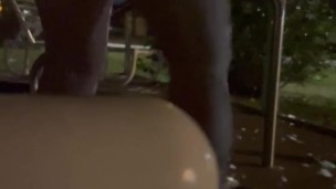 Slipped finger in outdoors