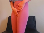 THIS IS HOW I GO SHOPPING WHEN I'M HORNY, lovense lush, butt leggings, crop top - Ela Stance 16/16