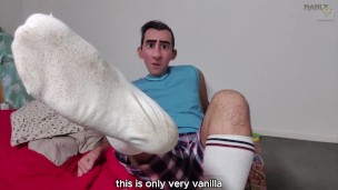 STEP GAY DAD - CAUGHT SNIFFING! - GETTING CAUGHT ENDED UP IN A HAPPY ENDING WHEN DADDY JERKED ME