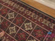 Blonde Amateur Maria Kazi sucks cock and takes it deep (butt plug) POV Session 9/16